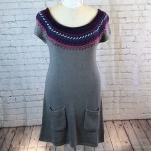 🔴 Scoop Neck Sweater Dress